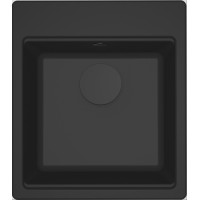 Каменная кухонная мойка ELLECI TIME 102 on top nero 40 Черный