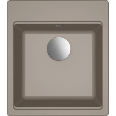 Каменная кухонная мойка ELLECI TIME 102 on top tortora 43 Бежевый