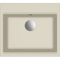 Каменная кухонная мойка ELLECI TIME 105 on top bianco soft 39 Бежевый