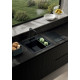 Каменная кухонная мойка ELLECI TIME 105 on top nero 40 Черный