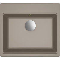 Каменная кухонная мойка ELLECI TIME 105 on top tortora 43 Бежевый