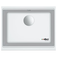 Каменная кухонная мойка ELLECI TIME 105 under top bianco 68 Белый, под столешницу