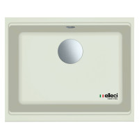 Каменная кухонная мойка ELLECI TIME 105 under top Bianco Soft 39 Бежевый, под столешницу