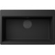 Каменная кухонная мойка ELLECI TIME 130 on top nero 40 Черный