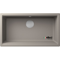 Каменная кухонная мойка ELLECI TIME 130 under top tortora 43 Бежевый, под столешницу