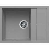 Кам'яна кухонна мийка Elleci UNICO 125 cemento 48 Сірий
