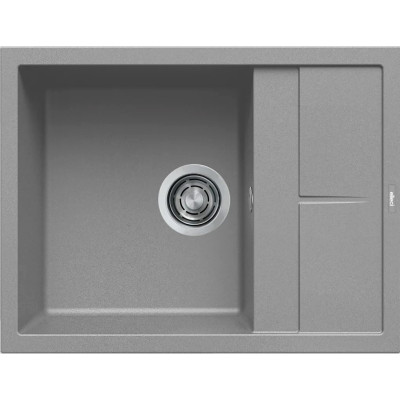 Каменная кухонная мойка Elleci UNICO 125 cemento 48 Серый