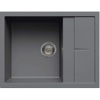 Кам'яна кухонна мийка Elleci UNICO 125 TITANIUM 73 Сірий