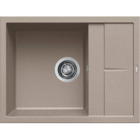 Кам'яна кухонна мийка Elleci UNICO 125 tortora 43 Бежевий