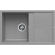 Каменная кухонная мойка Elleci UNICO 300 cemento 48 Серый