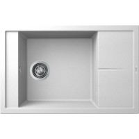 Каменная кухонная мойка Elleci UNICO 305 bianco 68 Белый