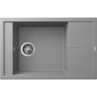 Каменная кухонная мойка Elleci UNICO 305 cemento 48 Серый