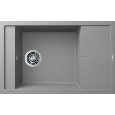 Каменная кухонная мойка Elleci UNICO 305 cemento 48 Серый