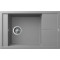 Каменная кухонная мойка Elleci UNICO 305 cemento 48 Серый