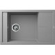 Каменная кухонная мойка Elleci UNICO 305 cemento 48 Серый