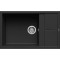 Каменная кухонная мойка Elleci UNICO 310 black K86 Черный