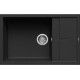 Каменная кухонная мойка Elleci UNICO 310 black K86 Черный