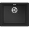 Каменная кухонная мойка ELLECI Zen 105 black 86 Черный под столешницу