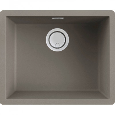 Каменная кухонная мойка ELLECI Zen 105 Dove Grey K93 Серый под столешницу