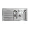 Кухонна мийка з нержавіючої сталі ELLECI RIVER 475 DX SATINATO