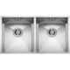 Кухонна мийка з нержавіючої сталі ELLECI Square 720 2V on top