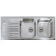 Кухонна мийка з нержавіючої сталі ELLECI RIVER 500 DX ANTIGRAFFIO