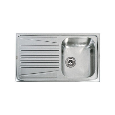 Кухонна мийка з нержавіючої сталі ELLECI RIVER 400 DX ANTIGRAFFIO