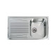 Кухонна мийка з нержавіючої сталі ELLECI RIVER 400 DX SATINATO