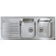 Кухонна мийка з нержавіючої сталі ELLECI RIVER 500 DX SATINATO