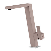 Кухонний кам'яний змішувач Elleci Blade fango 43 Бежевий