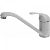 Кухонный каменный смеситель Elleci Minerva aluminium 79 Серый