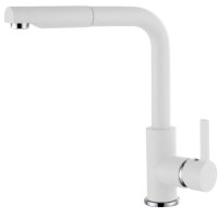 Кухонный каменный смеситель Elleci SHELL PLUS BIANCO 68 Белый Кухонный каменный смеситель Elleci SHELL PLUS BIANCO 68 Белый
