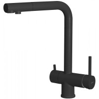 Кухонный каменный смеситель Elleci TOURMALINE T01 black 86 Черный с подключением к фильтрованной воде Кухонный каменный смеситель Elleci TOURMALINE T01 black 86 Черный с подключением к фильтрованной воде