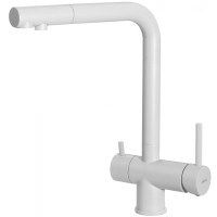 Кухонный каменный смеситель Elleci TOURMALINE T01 white 96 Белый с подключением к фильтрованной воде Кухонный каменный смеситель Elleci TOURMALINE T01 white 96 Белый с подключением к фильтрованной воде
