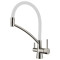 Кухонный смеситель Fabiano FKM 3110 Inox White с подключением к фильтрованной воде Нержавеющая сталь (8231.403.0059)