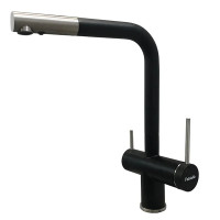 Кухонный смеситель Fabiano FKM 3114 SS Antracit с подключением к фильтрованной воде Антрацит (8231.401.0776)