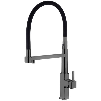 Кухонный смеситель Fabiano FKM 3119PX Black Steel с подключением к фильтрованной воде Графит (8231.403.1016)