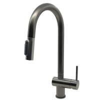 Кухонний змішувач Fabiano FKM 3127 Black Steel з підключенням до фільтрованої води Графит (8231.403.1909)