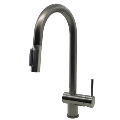 Кухонный смеситель Fabiano FKM 3127 Black Steel с подключением к фильтрованной воде Графит (8231.403.1909)