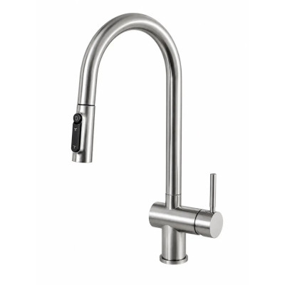 Кухонный смеситель Fabiano FKM 3127 Inox с подключением к фильтрованной воде Нержавеющая сталь (8231.403.1936)