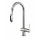 Кухонный смеситель Fabiano FKM 3127 Inox с подключением к фильтрованной воде Нержавеющая сталь (8231.403.1936)