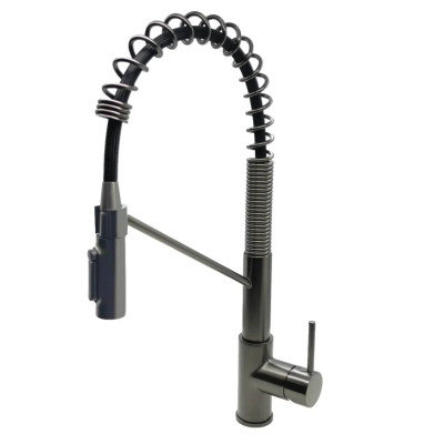 Кухонный смеситель Fabiano FKM 3128 Black Steel с подключением к фильтрованной воде Графит (8231.403.1911)