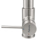 Кухонный смеситель Fabiano FKM 3128 Inox с подключением к фильтрованной воде Нержавеющая сталь (8231.403.1937)