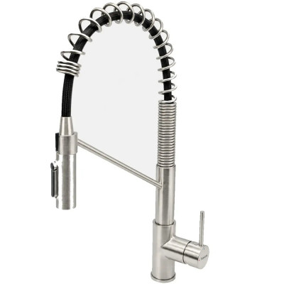 Кухонный смеситель Fabiano FKM 3128 Inox с подключением к фильтрованной воде Нержавеющая сталь (8231.403.1937)