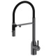 Кухонный смеситель Fabiano FKM 3129 Black Steel с подключением к фильтрованной воде Графит (8231.403.1929)