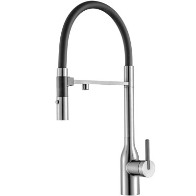 Кухонный смеситель Fabiano FKM 3129 Inox с подключением к фильтрованной воде Нержавеющая сталь (8231.403.1938)