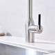 Кухонный смеситель Fabiano FKM 3129 Inox с подключением к фильтрованной воде Нержавеющая сталь (8231.403.1938)