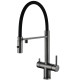 Кухонный смеситель Fabiano FKM 3130 Black Steel с подключением к фильтрованной воде Графит (8231.403.1930)