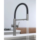 Кухонный смеситель Fabiano FKM 3131 Black Steel с подключением к фильтрованной воде Графит (8231.403.1977) Кухонный смеситель Fabiano FKM 3131 Black Steel с подключением к фильтрованной воде Графит (8231.403.1977)