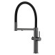 Кухонный смеситель Fabiano FKM 3131 Black Steel с подключением к фильтрованной воде Графит (8231.403.1977)